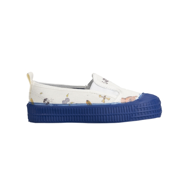 Kids' Novesta Slip on Kid Bp Blanc Sneakers Multicolor | oBV9omlkqXG