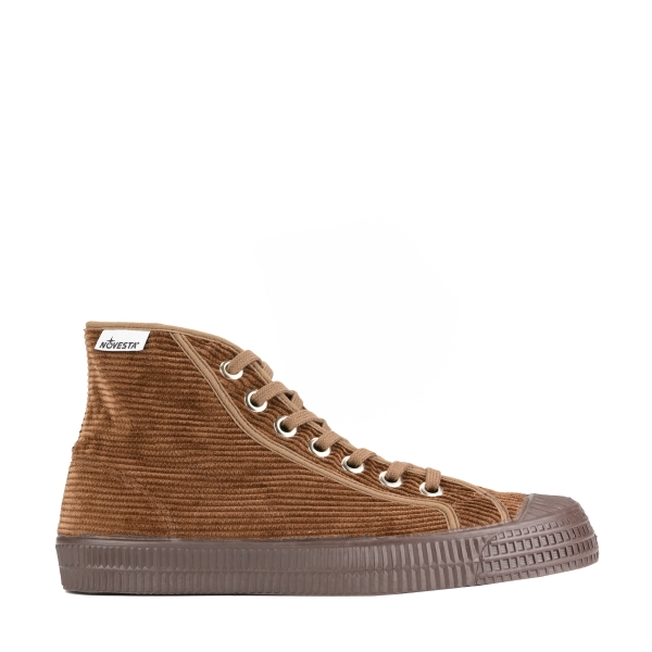Men's Novesta S.D. Cord Mono Flat Shoes Brown | 7J5tANudKle