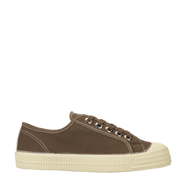 Men's Novesta S.M. 40 99 Bg / 106 Ecru Flat Shoes Dark Brown | jZvOevlWrnv