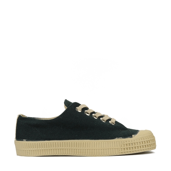 Men's Novesta S.M.Felt 11 Drk. / 803 Bg Flat Shoes Black | VHMybenR9Bs