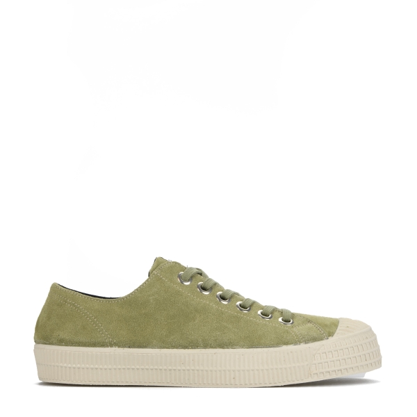 Men's Novesta S.M. Suede Olive / 123 Wheat Flat Shoes Brown | 34roeDlDeSL