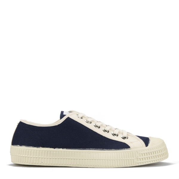 Women's Novesta S.M. Cb 27 Nv 99 Bg / 106 Ecru Flat Shoes Dark Blue | ag2vQ8Gyq23